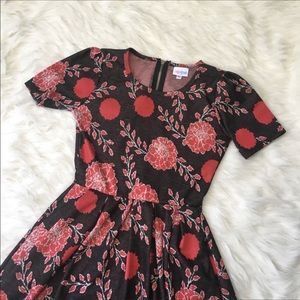 Lularoe floral print Amelia dress